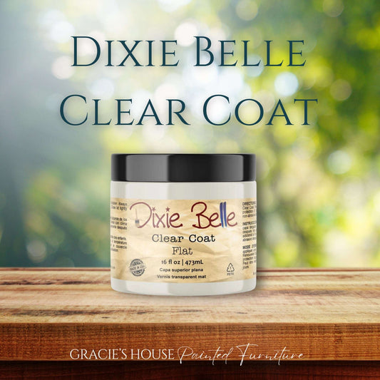 Flat Clear Coat - Dixie Belle Paint - 16oz