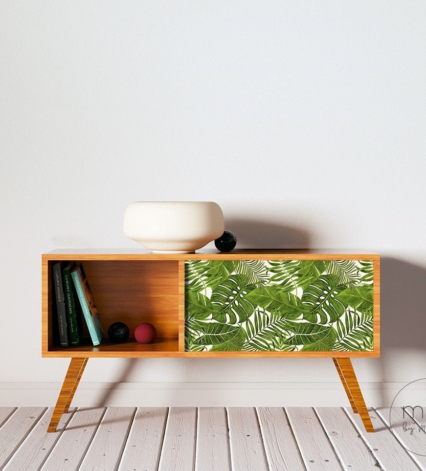 Mint by Michelle Decoupage Paper - Green Leaves (Pack of 3 Sheets)