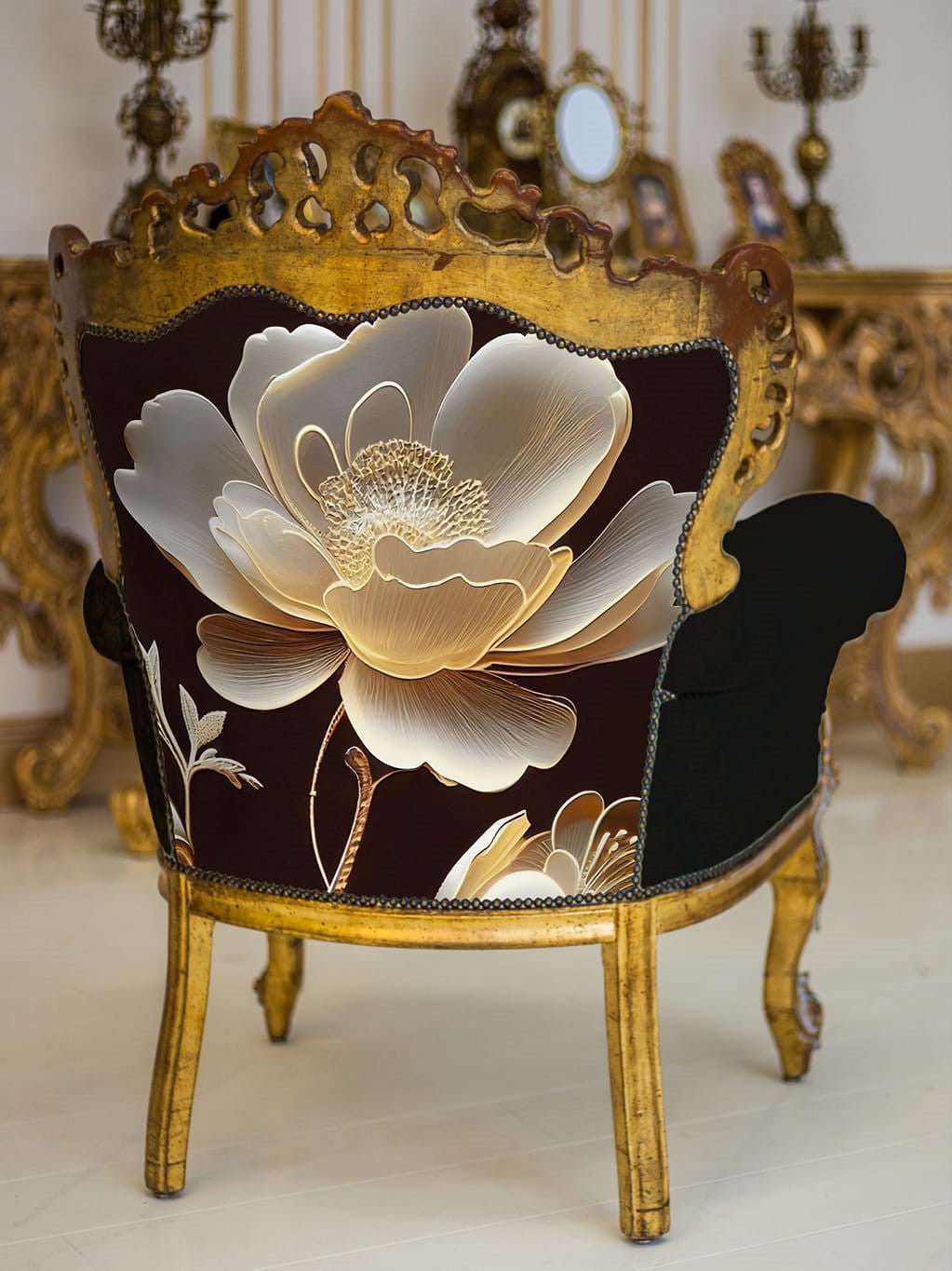 Mint by Michelle Decoupage Paper - Golden Bloom 1
