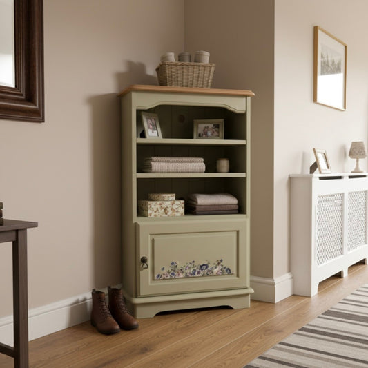 Upcycled Vintage Solid Pine Stereo Cabinet - Hallway Storage - Bathroom Storage
