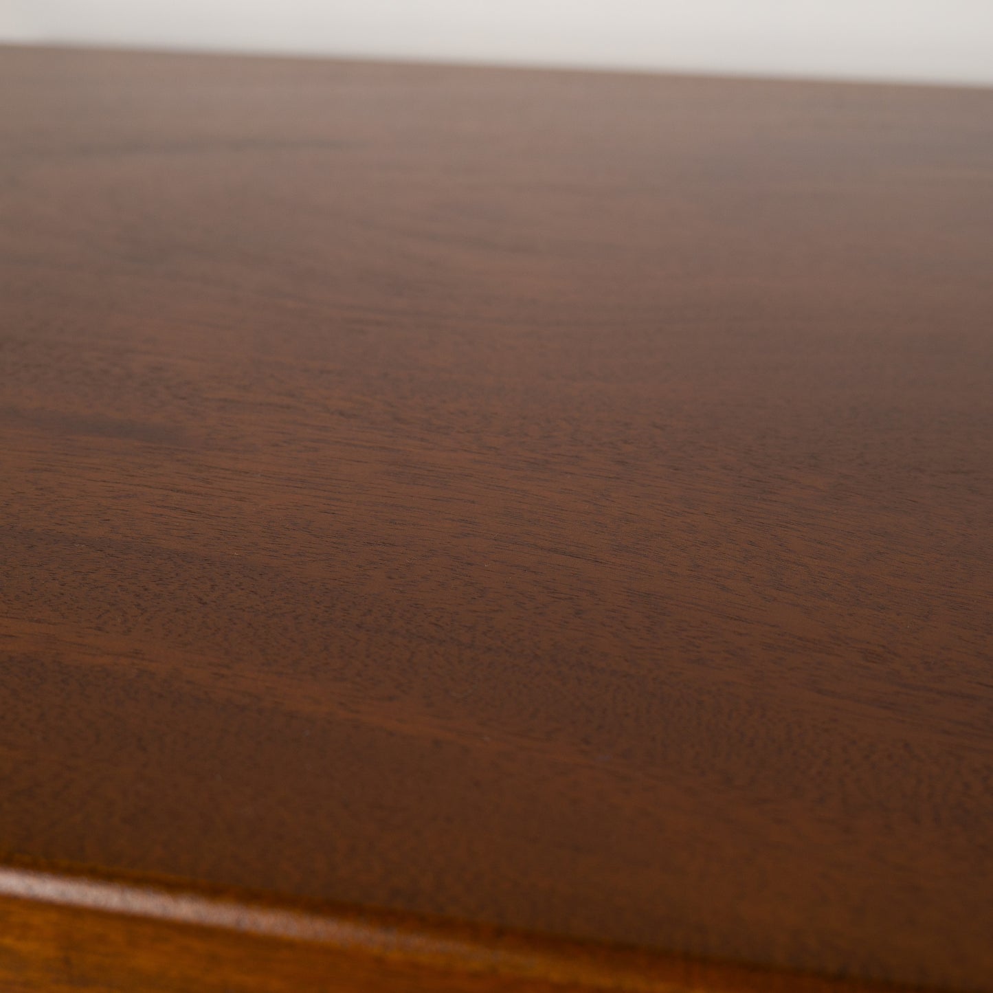Mid-Century Solid Mahogany Coffee Table – Vintage Retro Living Room Furniture
