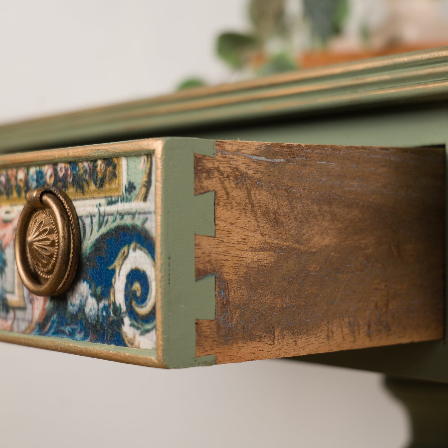 Vintage Drop Leaf Side Table | One-of-a-Kind Upcycled Furniture