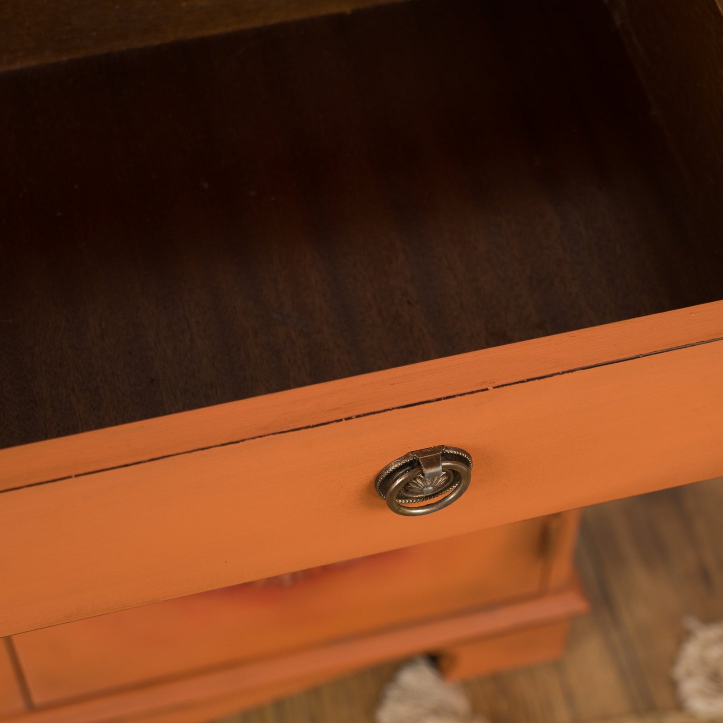 Upcycled Vintage Terracotta Cabinet | Boho Storage Cupboard | Hallway Console Cabinet
