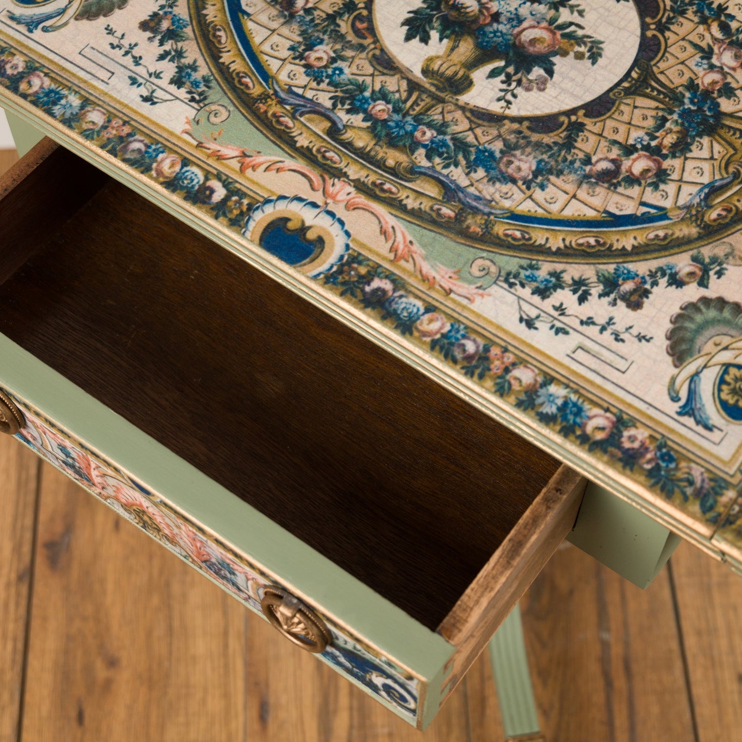 Vintage Drop Leaf Side Table | One-of-a-Kind Upcycled Furniture