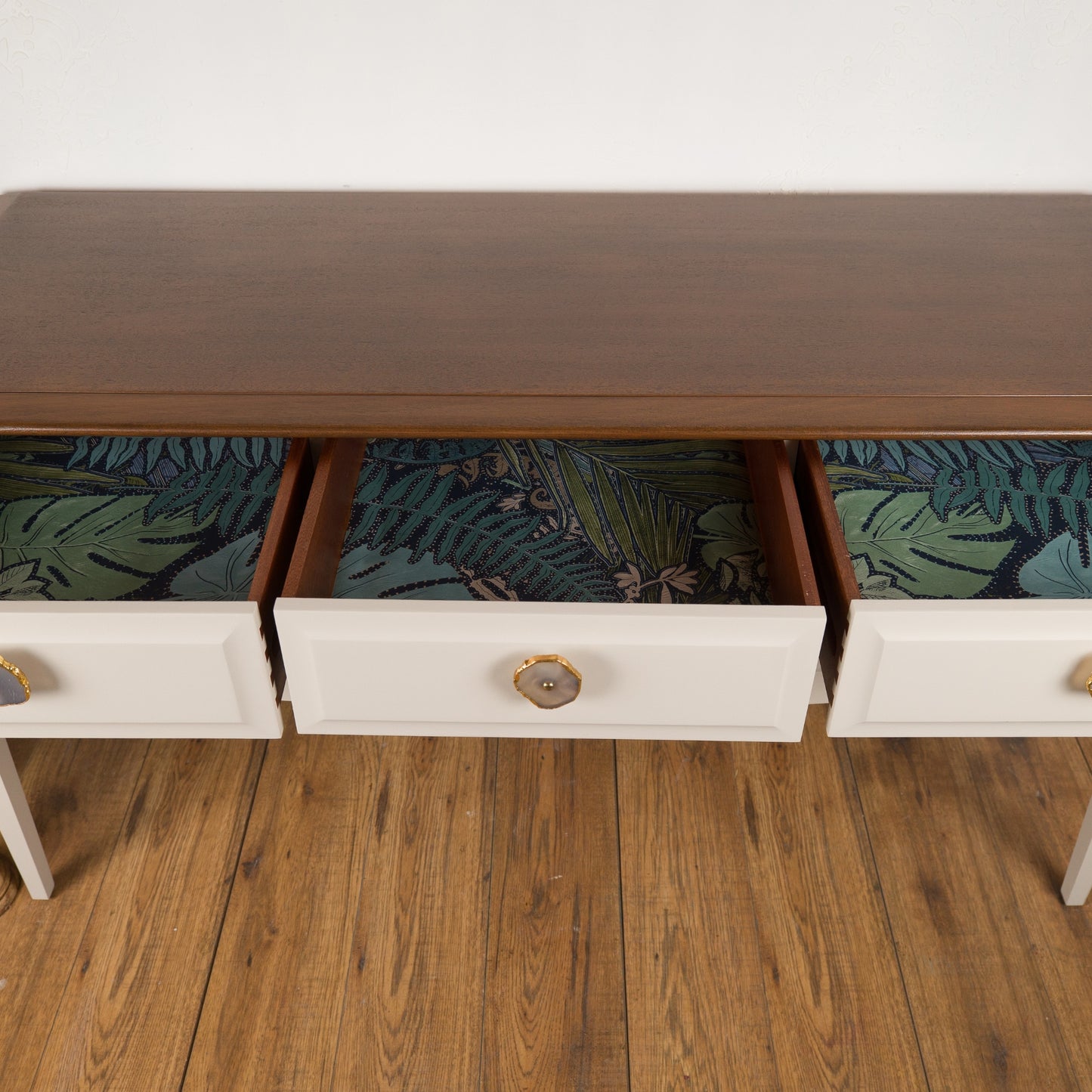 Vintage Upcycled Mid Century MCM Stag Minstrel 6 Drawer Sideboard