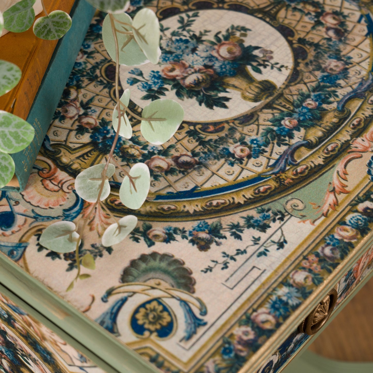 Vintage Drop Leaf Side Table | One-of-a-Kind Upcycled Furniture