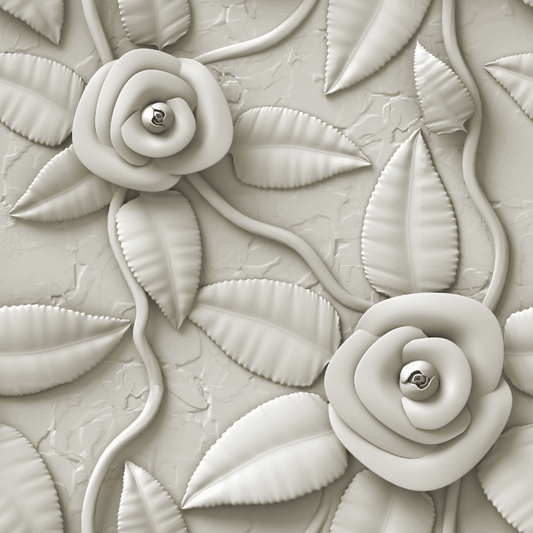 WhIte Flower (Pack of 3 Sheets)