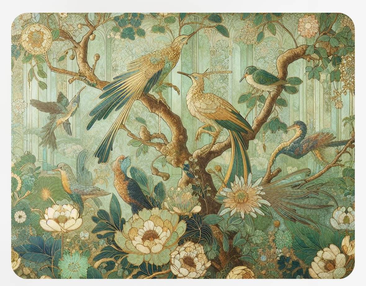 Mint by Michelle Decoupage Paper - Green Tapestry