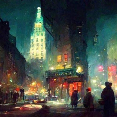 Mint by Michelle Decoupage Paper  New York, New York
