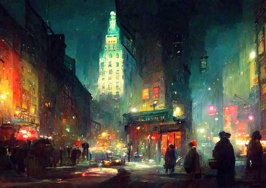 Mint by Michelle Decoupage Paper  New York, New York