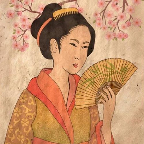 Mint by Michelle Decoupage Paper - Geisha/Reverse Geisha