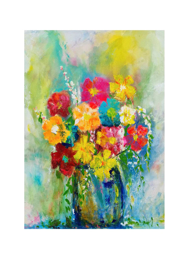 Mint by Michelle Decoupage Paper - Karen’s Technicolour Bouquet